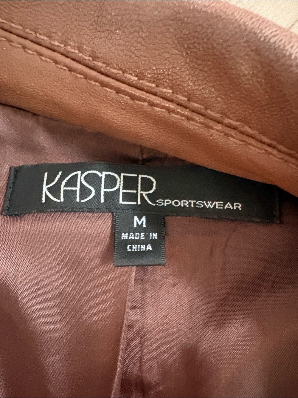 Vintagr Kasper Women's Chestnut Brown 100% Genuine Leather Zip Jacket - Picture 2 of 6
